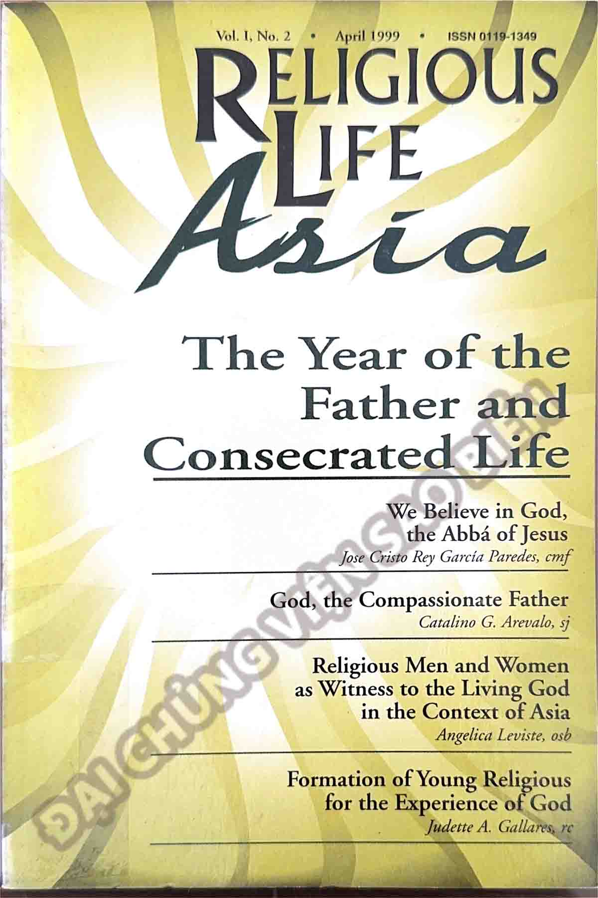 Religious Life Asia - Vol. I - No. 02 - 04/1999